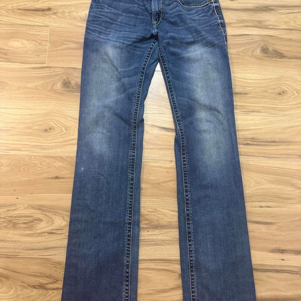 Ariat M4 Low Rise Boot Jeans western y2K embroidered Size 30x38